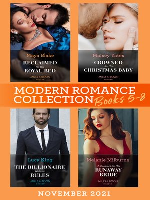 cover image of Modern Romance November 2021 Books 5-8